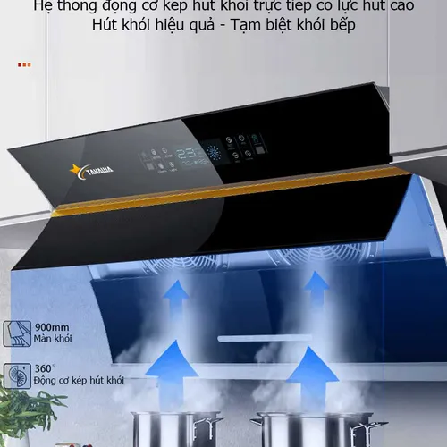 Máy hút mùi cao cấp phiên bản quốc tế Tahawa TH-CG901