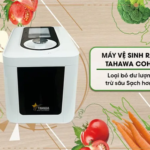 Máy khử khuẩn thực phẩm, rửa thực phẩm đa năng Tahawa Nhật Bản COH15-C6B
