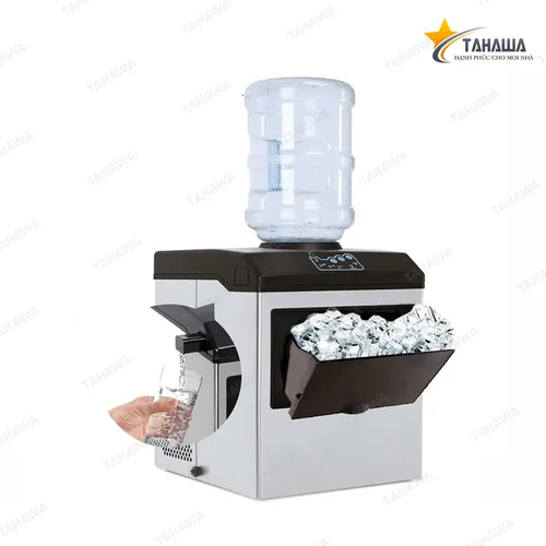 Máy làm đá viên mini Tahawa TH-GMI-25KG (25 kg/ngày, kiêm cây nước lạnh)