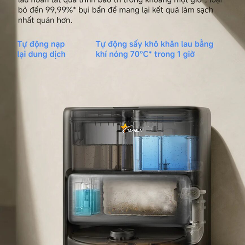 Robot hút bụi lau nhà TAHAWA TH-P70 Pro Ultra - Phiên bản cao cấp 2026