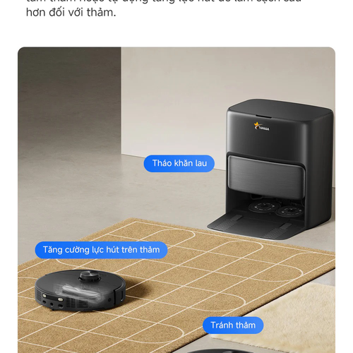 Robot hút bụi lau nhà TAHAWA TH-P70 Pro Ultra - Phiên bản cao cấp 2026