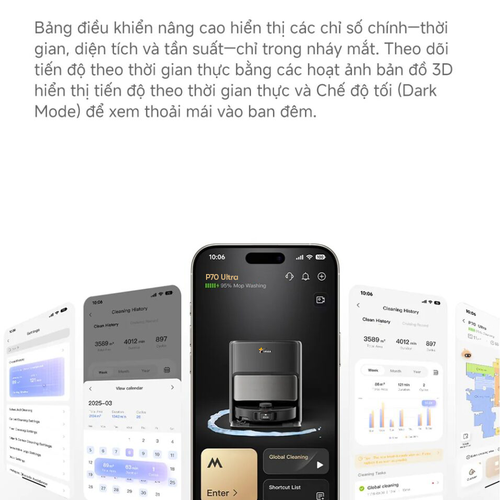 Robot hút bụi lau nhà TAHAWA TH-P70 Pro Ultra - Phiên bản cao cấp 2026
