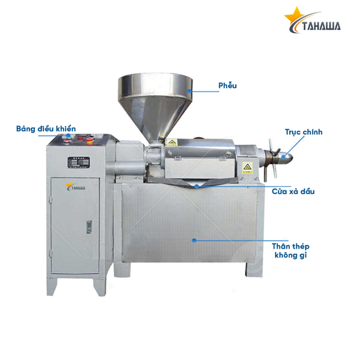 Máy ép dầu công nghiệp Tahawa RF85 (60–80kg/h)