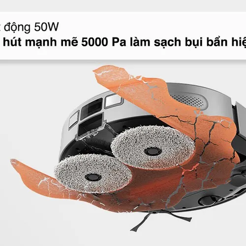 Robot Hút Bụi Lau Nhà Tự Giặt Giẻ Tahawa Nhật Bản TH-U200