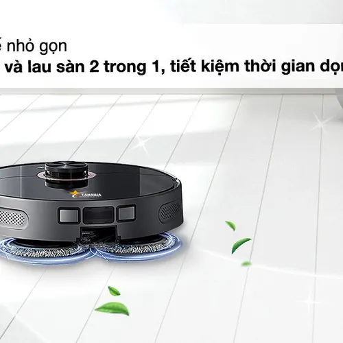 Robot Hút Bụi Lau Nhà Tự Giặt Giẻ Tahawa Nhật Bản TH-U200