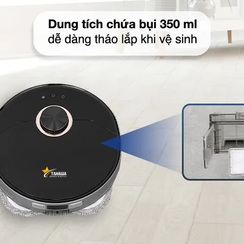 Robot Hút Bụi Lau Nhà Tự Giặt Giẻ Tahawa Nhật Bản TH-U200