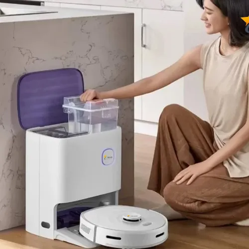 Robot Hút Bụi Lau Nhà Tự Giặt Giẻ Tahawa Nhật Bản TH-U1 Pro