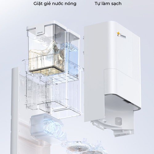 Robot Hút Bụi Lau Nhà Tự Giặt Giẻ Tahawa Nhật Bản TH-P20 Pro