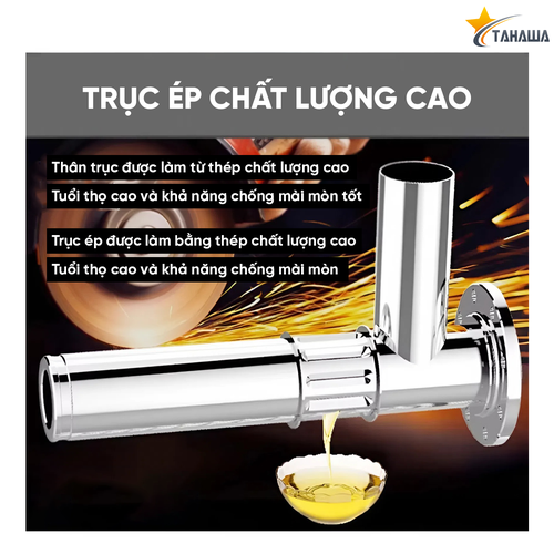 Máy Ép Dầu Ăn Kiêm Máy Lọc Dầu Công Nghiệp Cao Cấp TAHAWA YOP22