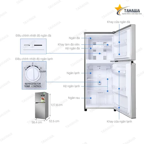 Tủ lạnh Inverter 170 lít Tahawa TH-NR-BA190PPVN
