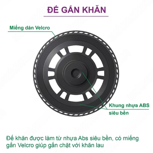 Đế gắn khăn lau robot hút bụi Tahawa E50 Ultra