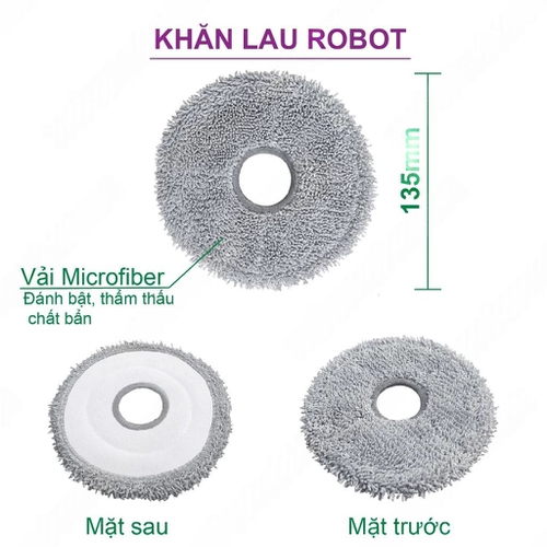 Khăn lau robot hút bụi lau nhà Tahawa E50 Ultra