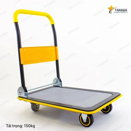 Xe đẩy hàng sàn thép TAHAWA T150, tải trọng 150kg