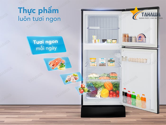 Tủ lạnh Tahawa TH-FR125CI.1 (125 lít, không đóng tuyết) Tủ lạnh Tahawa TH-FR125CI.1 (125 lít, không đóng tuyết)