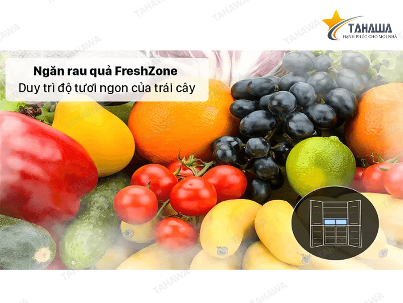 Tủ lạnh 4 cánh Tahawa Inverter 488 lít TH-RF48A4000B4/SV Tủ lạnh 4 cánh Tahawa Inverter 488 lít TH-RF48A4000B4/SV