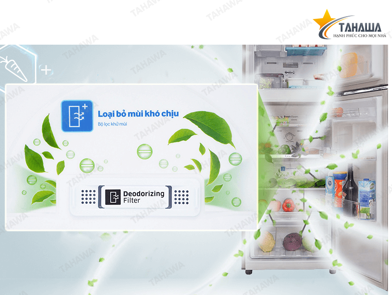 Tủ lạnh 4 cánh Tahawa Inverter 488 lít TH-RF48A4000B4/SV Tủ lạnh 4 cánh Tahawa Inverter 488 lít TH-RF48A4000B4/SV