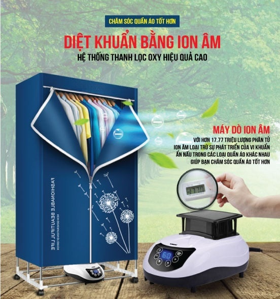 Tủ sấy quần áo đa năng Tahawa TH-CD-6106 Tủ sấy quần áo đa năng Tahawa TH-CD-6106