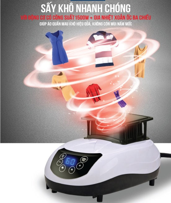 Tủ sấy quần áo đa năng Tahawa TH-CD-6106 Tủ sấy quần áo đa năng Tahawa TH-CD-6106