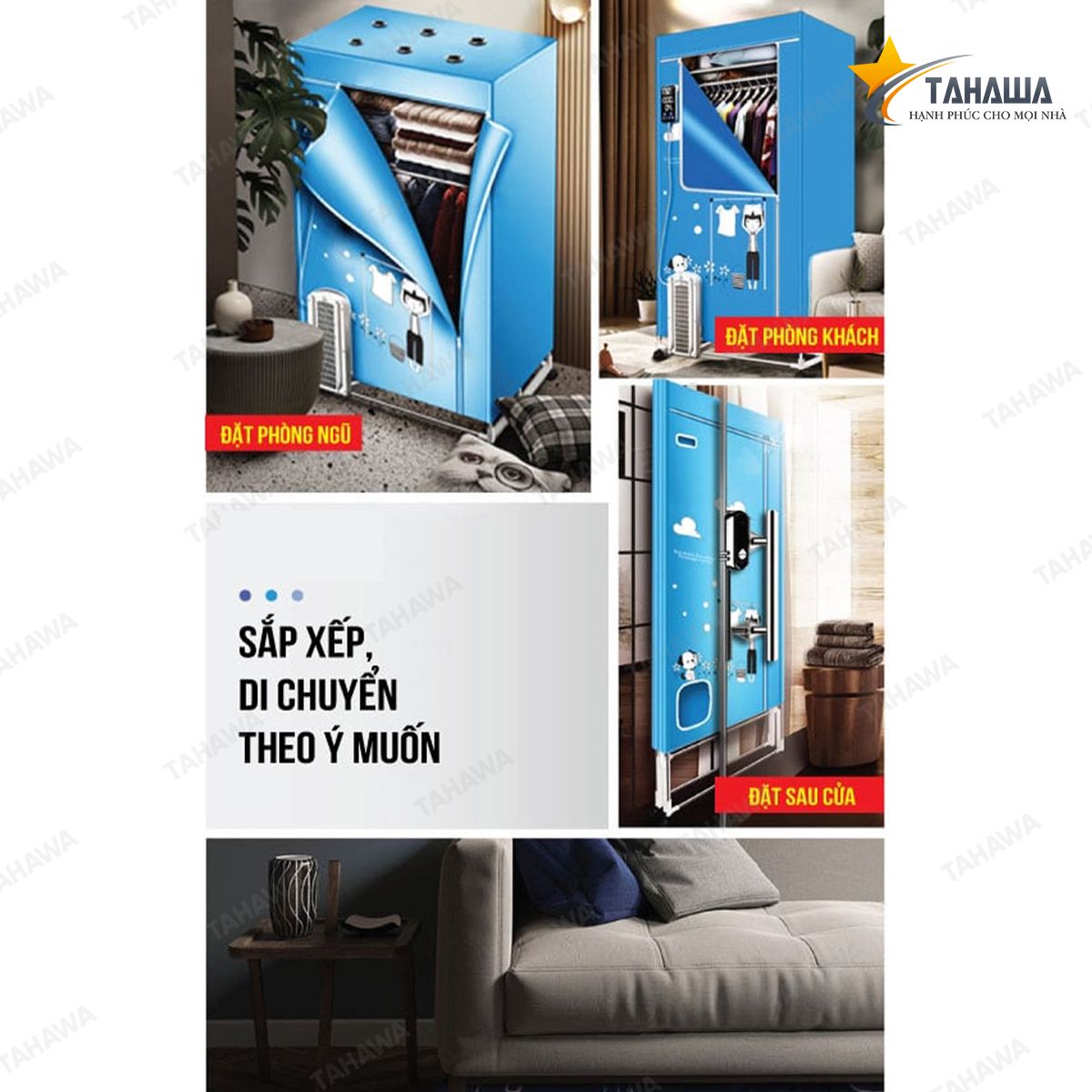 Máy sấy quần áo đa năng Tahawa TH-CD-6109 Máy sấy quần áo đa năng Tahawa TH-CD-6109