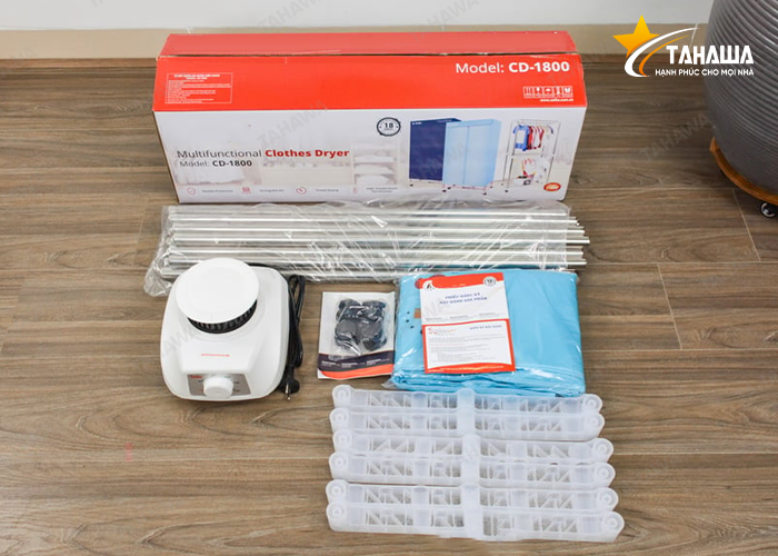 Tủ sấy quần áo Tahawa TH-CD-1800 Tủ sấy quần áo Tahawa TH-CD-1800