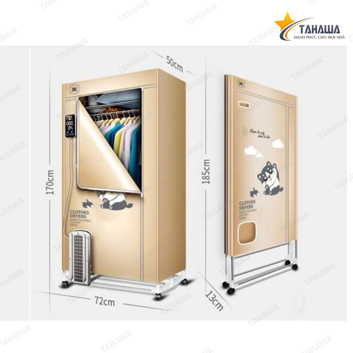Tủ sấy quần áo Tahawa TH-SW 869 (1.600W) Tủ sấy quần áo Tahawa TH-SW 869 (1.600W)