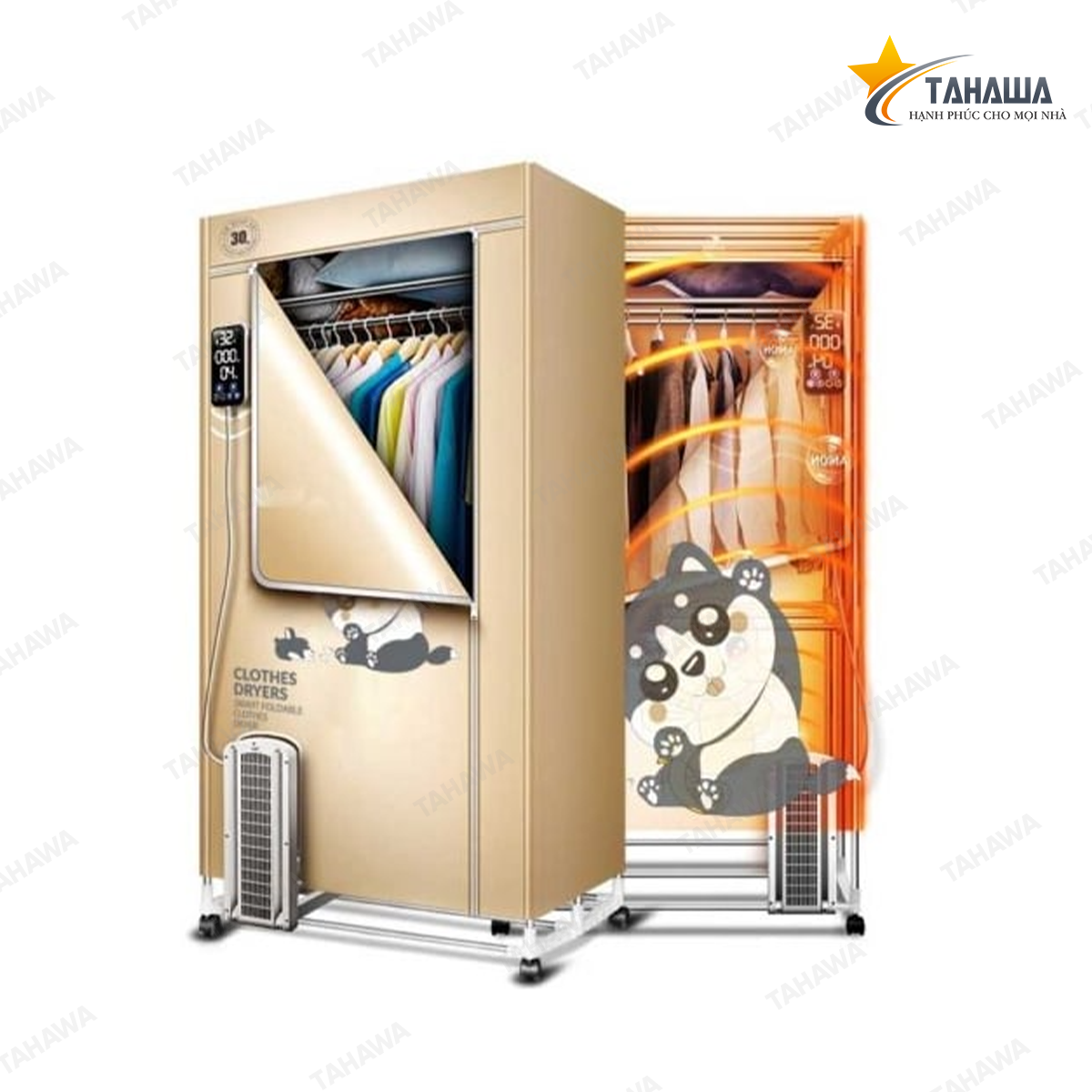Tủ sấy quần áo Tahawa TH-SW 869 (1.600W) Tủ sấy quần áo Tahawa TH-SW 869 (1.600W)
