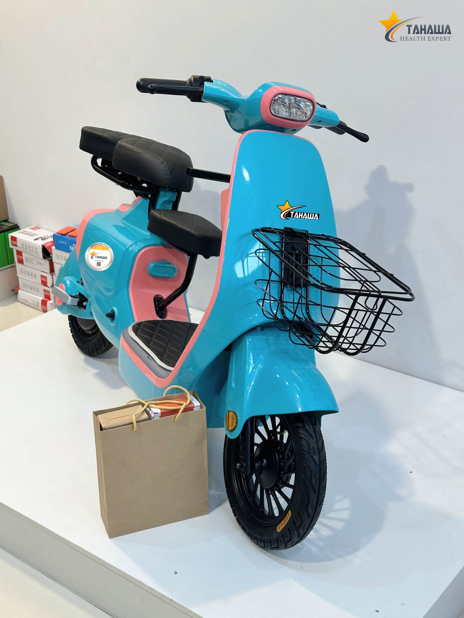 Xe Đạp Điện TAHAWA TH-VC1 Phối Màu Theo Yêu Cầu, Full Phụ Kiện Xe Đạp Điện TAHAWA TH-VC1 Phối Màu Theo Yêu Cầu, Full Phụ Kiện