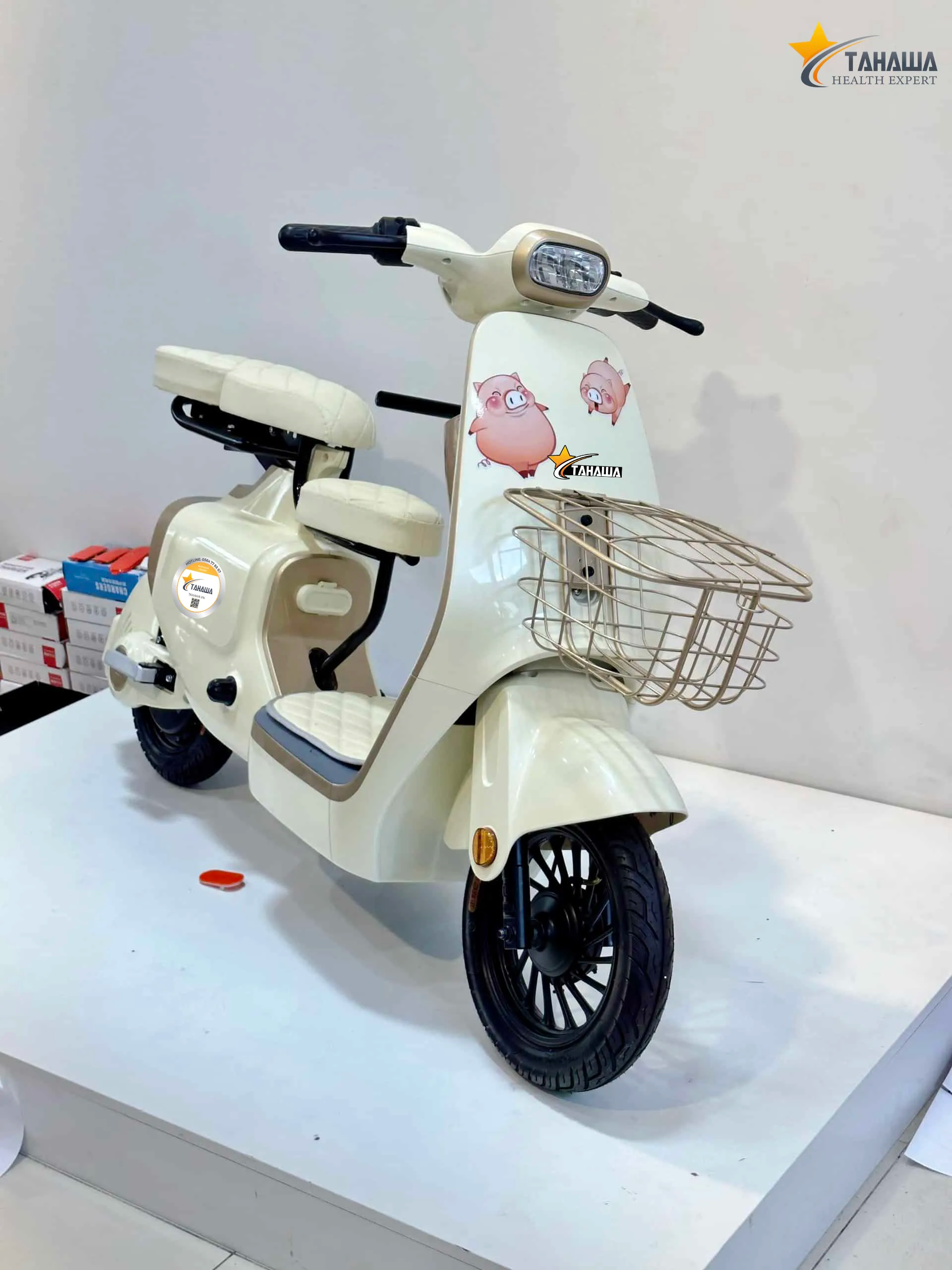 Xe Đạp Điện TAHAWA TH-VC1 Phối Màu Theo Yêu Cầu, Full Phụ Kiện Xe Đạp Điện TAHAWA TH-VC1 Phối Màu Theo Yêu Cầu, Full Phụ Kiện