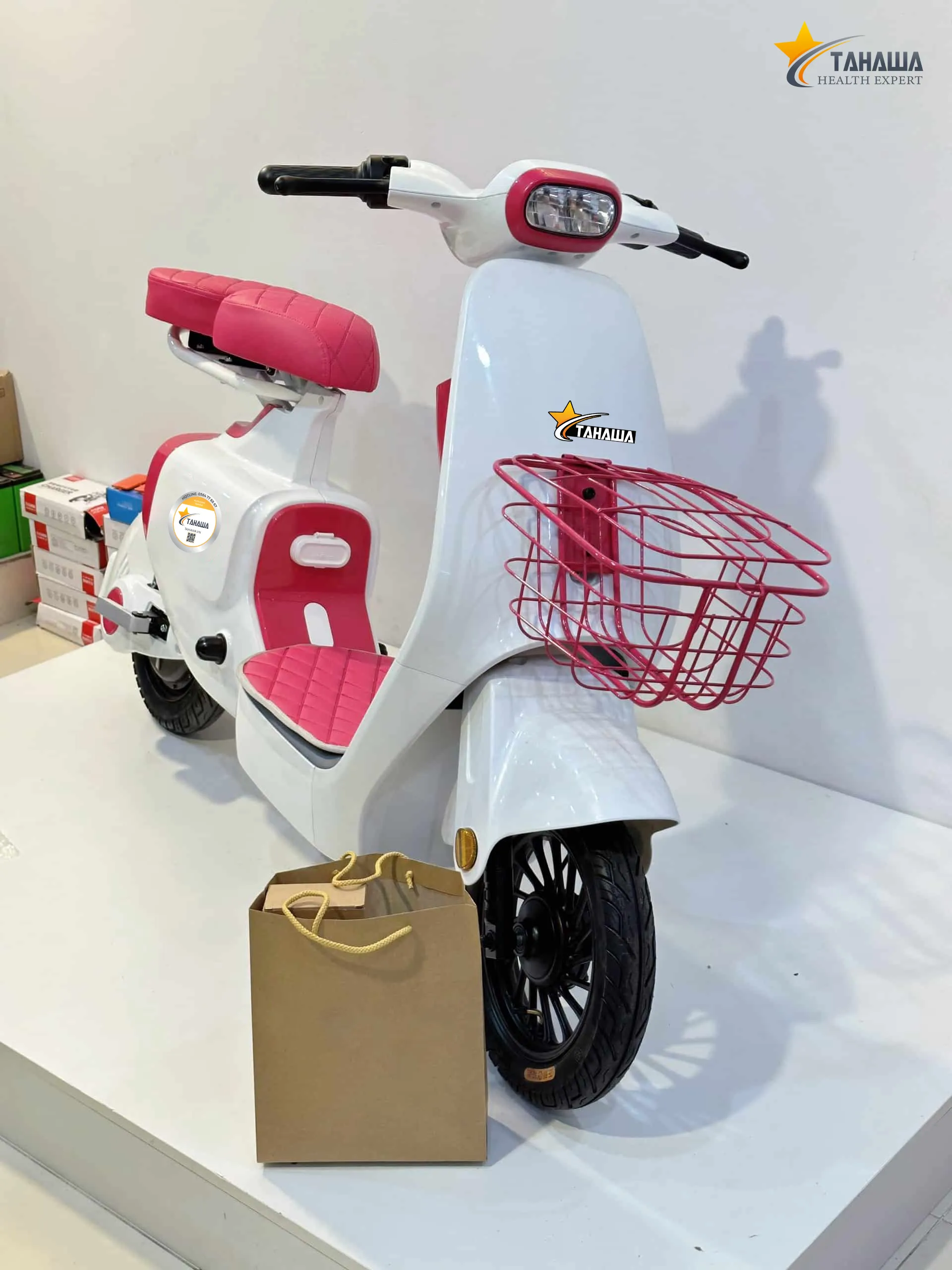 Xe Đạp Điện TAHAWA TH-VC1 Phối Màu Theo Yêu Cầu, Full Phụ Kiện Xe Đạp Điện TAHAWA TH-VC1 Phối Màu Theo Yêu Cầu, Full Phụ Kiện