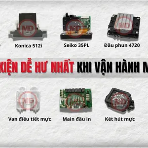 Top những linh kiện dễ hư nhất khi vận hành máy in - Cách phòng tránh