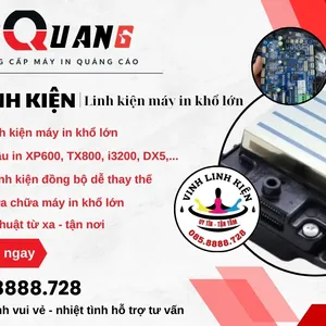 Đơn vị cung cấp linh kiện máy in khổ lớn uy tín tại TPHCM