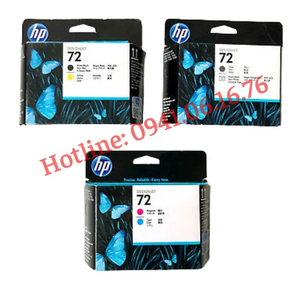 Đầu phun khổ A0 hp t795 -  HP 72 (C9383A)