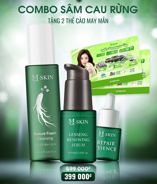 Serum tái tạo da sâm cau rừng mq skin giá bao nhiêu Serum tái tạo da sâm cau rừng mq skin giá bao nhiêu