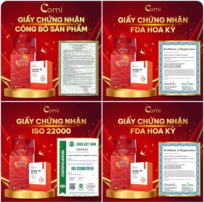 Collagen comi yến nmn của công ty nào Collagen comi yến nmn của công ty nào