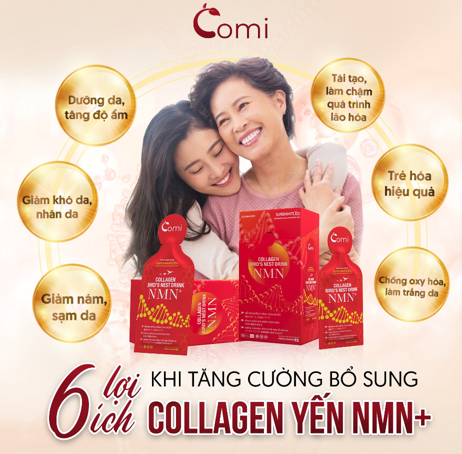 6 lợi ích khi bổ sung collagen comi yến nmn 6 lợi ích khi bổ sung collagen comi yến nmn