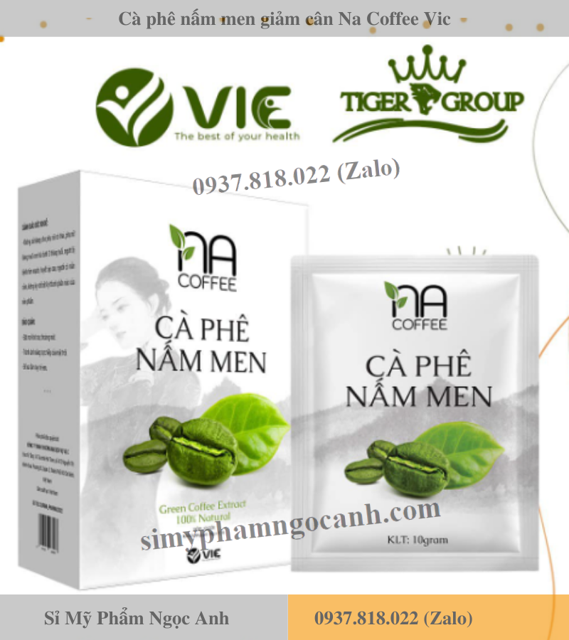 Cà phê nấm men giảm cân na coffee vic chính hãng Cà phê nấm men giảm cân na coffee vic chính hãng