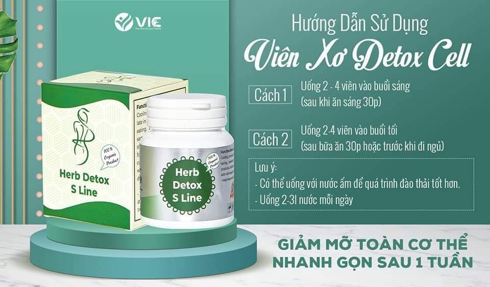 Cách dùng detox giảm cân herd detox sline Cách dùng detox giảm cân herd detox sline