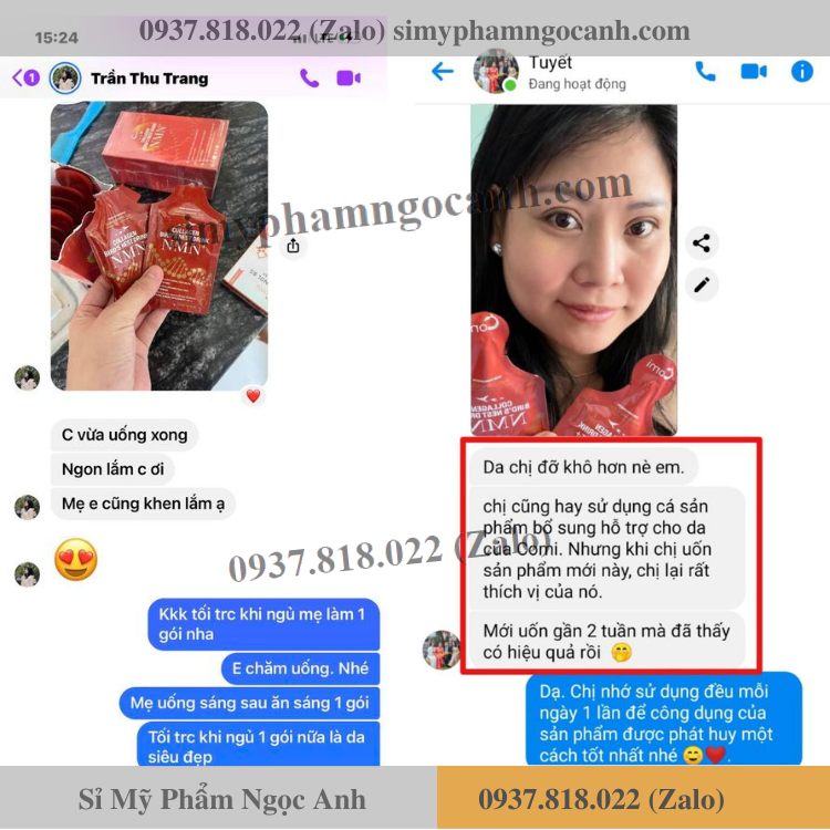 Collagen comi yến nmn có tốt không Collagen comi yến nmn có tốt không