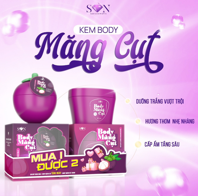 Kem body măng cụt S.O.N Kem body măng cụt S.O.N