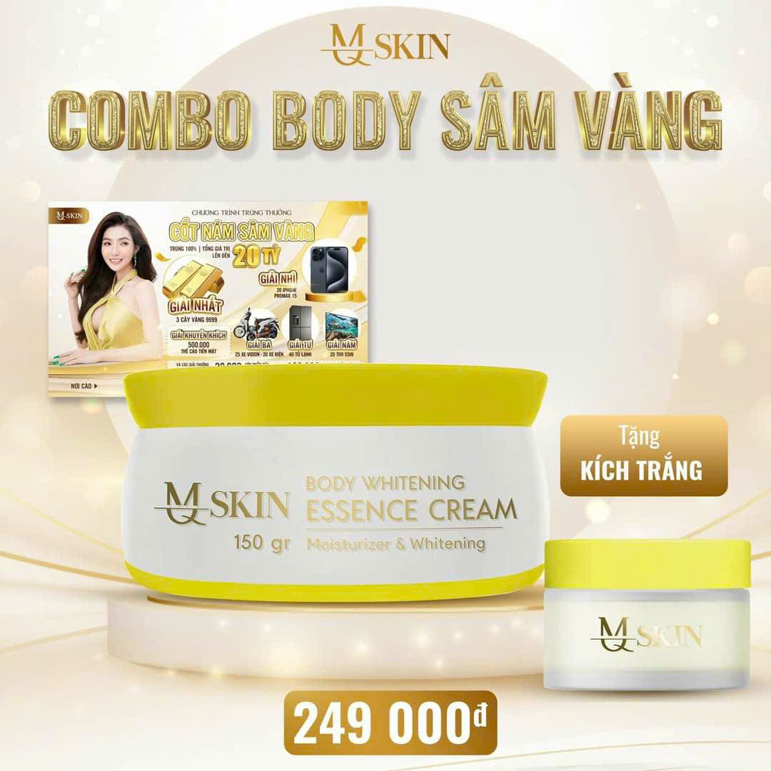Kem dưỡng body sâm vàng mq skin Kem dưỡng body sâm vàng mq skin