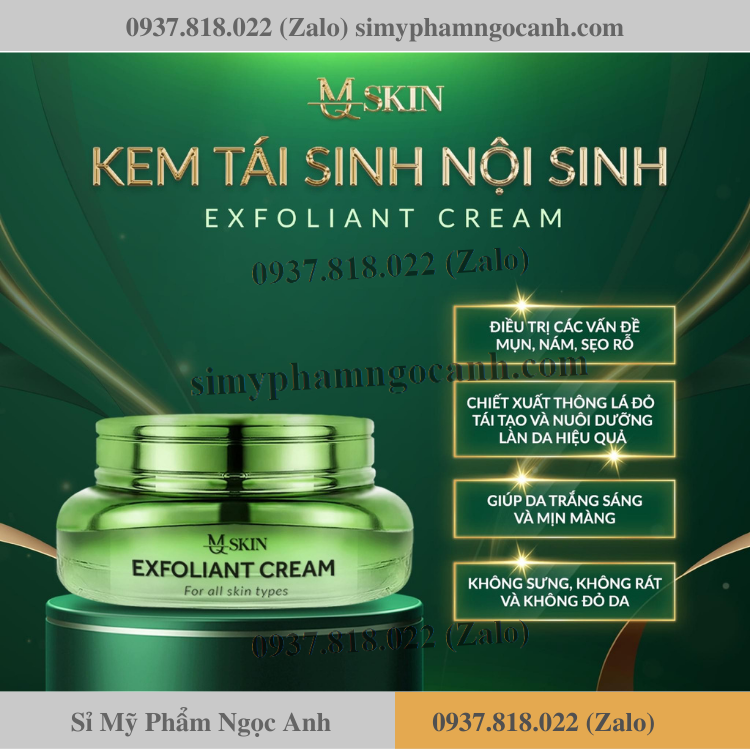 Kem tái tạo da nội sinh mq skin Kem tái tạo da nội sinh mq skin
