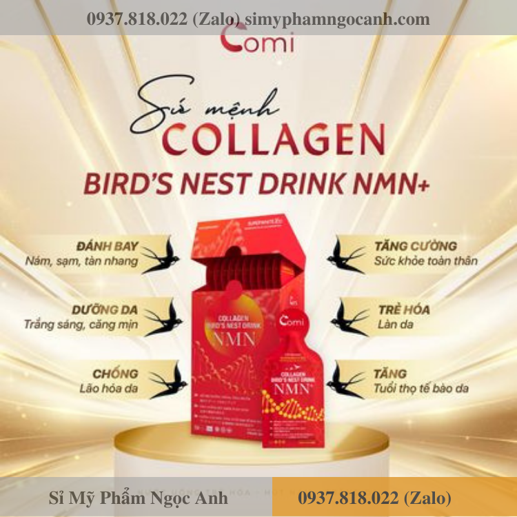 Ngừng uống collagen comi yến nmn da có xấu đi không Ngừng uống collagen comi yến nmn da có xấu đi không