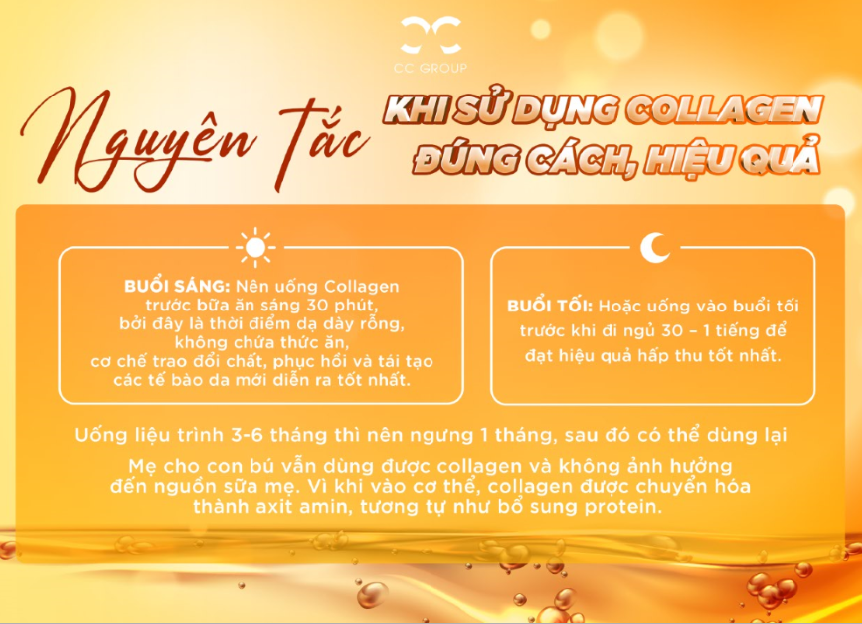 Nguyên tắt khi sử dụng collagen Nguyên tắt khi sử dụng collagen