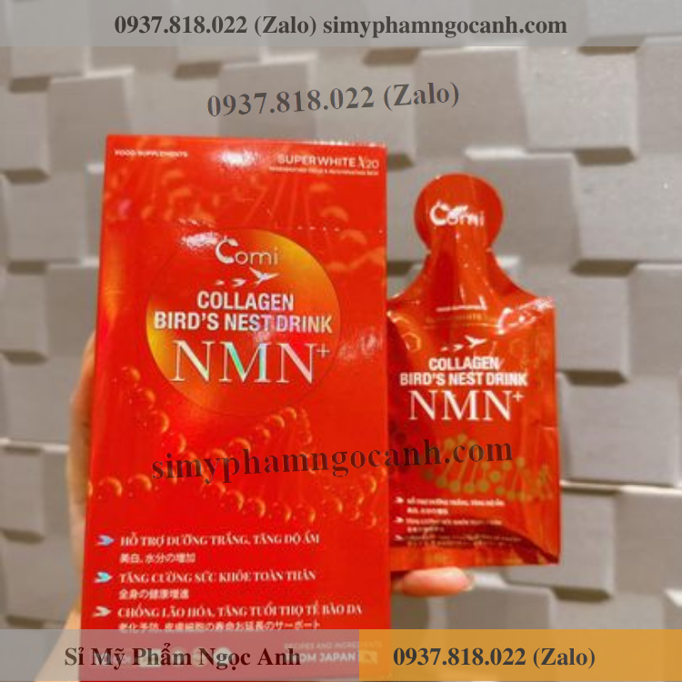 Phân biệt collagen comi yến nmn thật giả Phân biệt collagen comi yến nmn thật giả