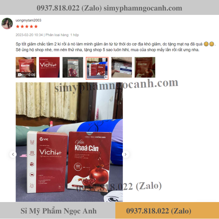 Review giảm cân vichi Review giảm cân vichi