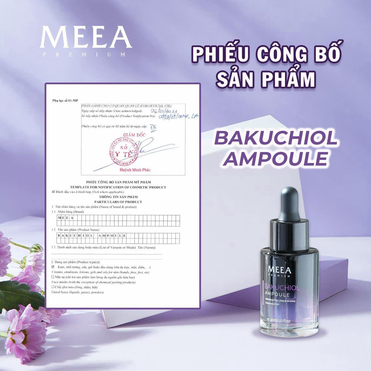 Serum dưỡng trắng bakuchiol v2 meea orgin Serum dưỡng trắng bakuchiol v2 meea orgin