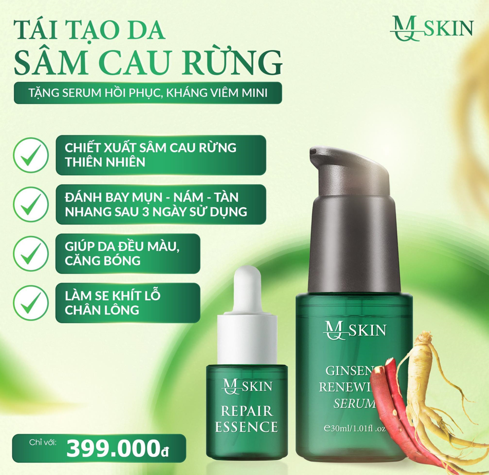 Serum tái tạo da sâm cau rừng mq skin có tốt không Serum tái tạo da sâm cau rừng mq skin có tốt không
