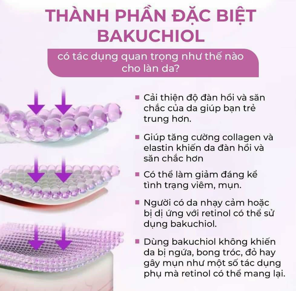 Thành phần serum dưỡng trắng bakuchiol v2 meea orgin Thành phần serum dưỡng trắng bakuchiol v2 meea orgin