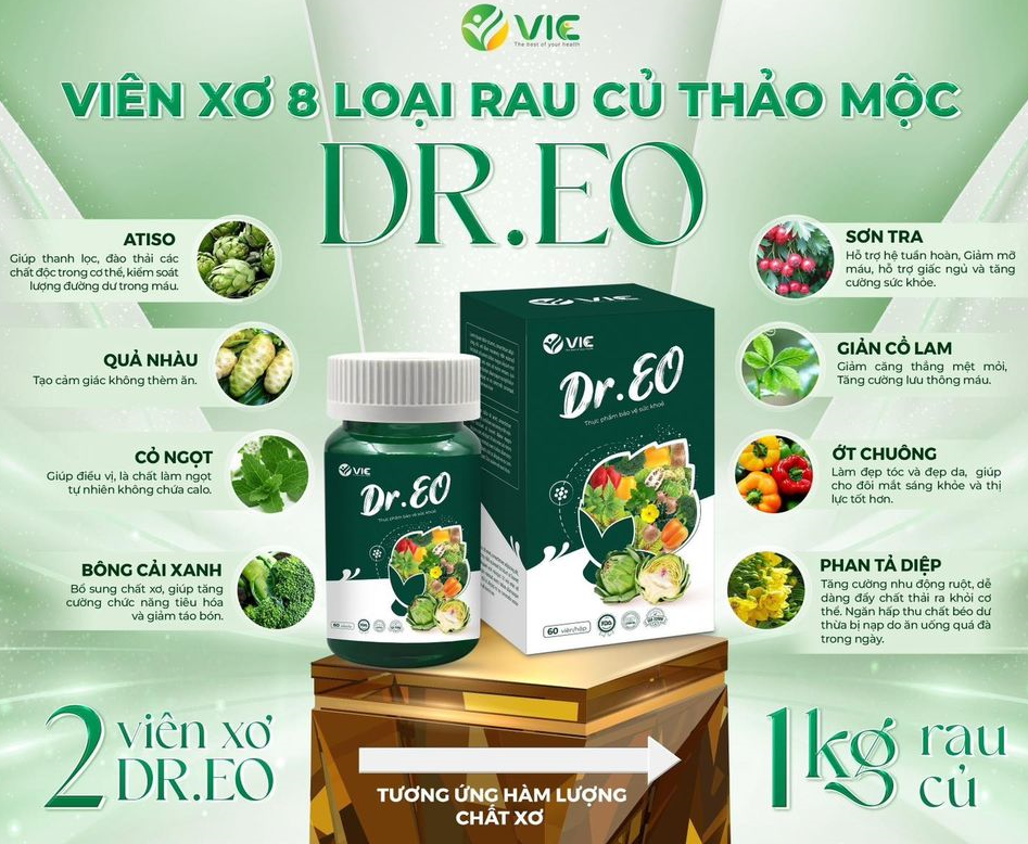 Thành phần viên uống giảm mỡ bụng dr eo vic Thành phần viên uống giảm mỡ bụng dr eo vic