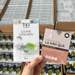 Cà Phê Nấm Men Giảm Cân Na Coffee VIC - Hộp lớn 12 gói 